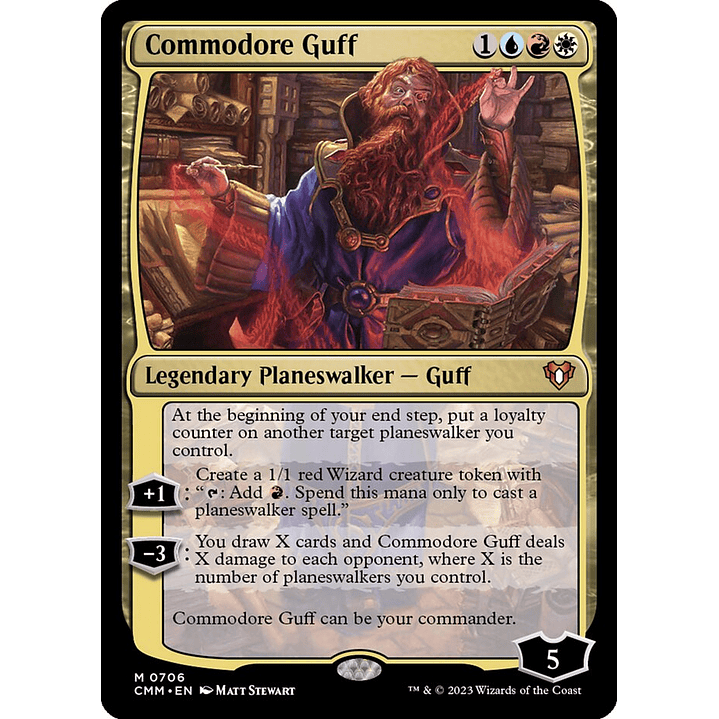 Commodore Guff (foil) | Inglés | NM | CMM 1