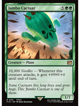 Jumbo Cactuar (foil) | Inglés | NM | FIN
