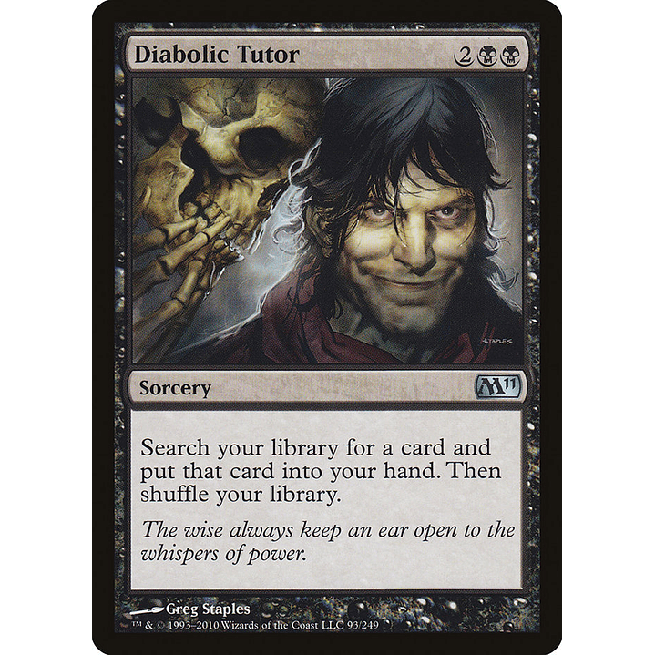 Diabolic Tutor | Español | EX | M11 1