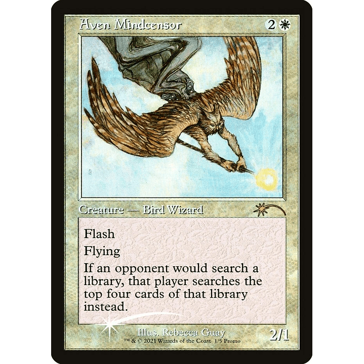 Aven Mindcensor (Retro Frame foil) | Español | NM | PLG21 1