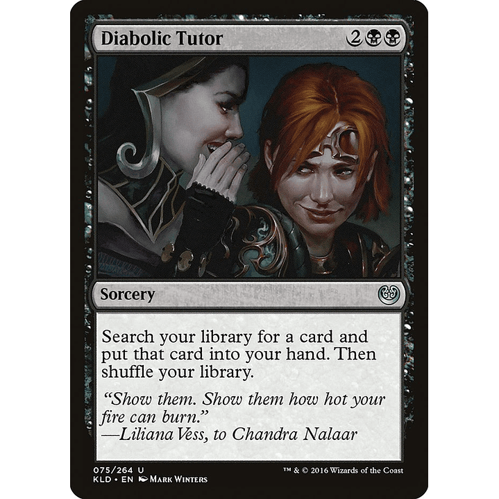Diabolic Tutor | Español | NM | KLD 1