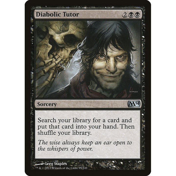 Diabolic Tutor | Español | NM | M14 1
