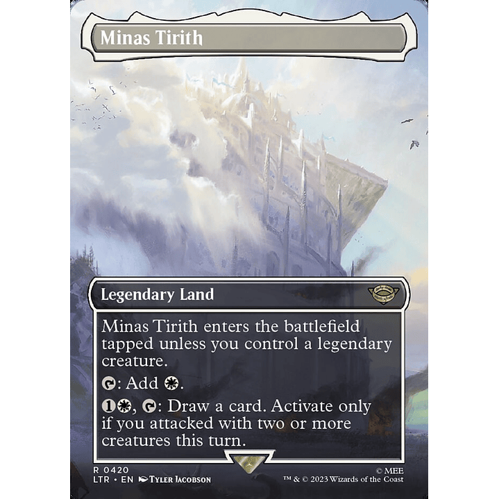 Minas Tirith (Borderless) | Español | NM | LTR 1