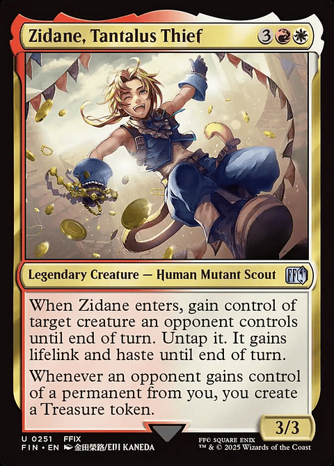 Zidane, Tantalus Thief | Español | NM | FIN