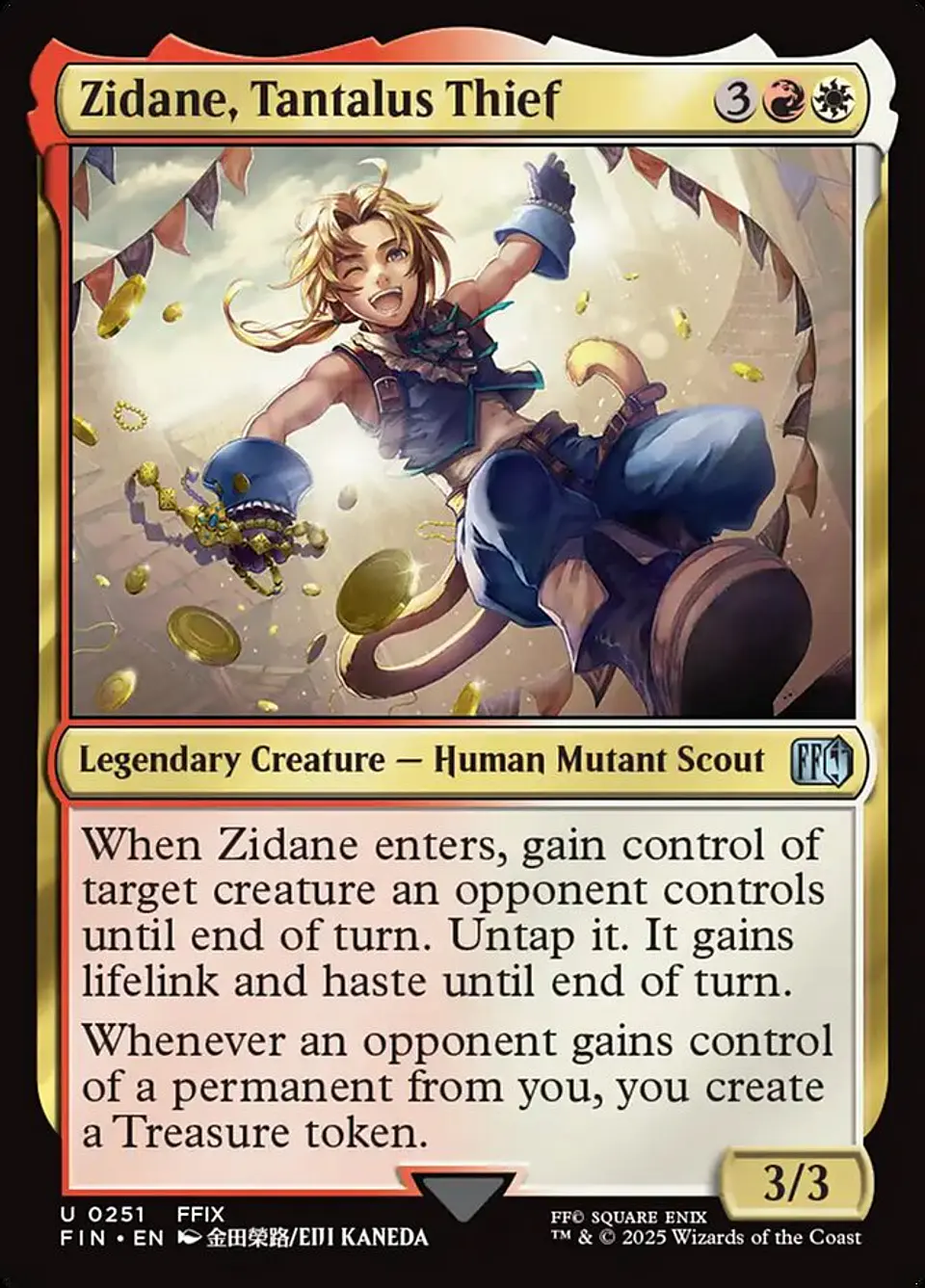 Zidane, Tantalus Thief | Español | NM | FIN 1