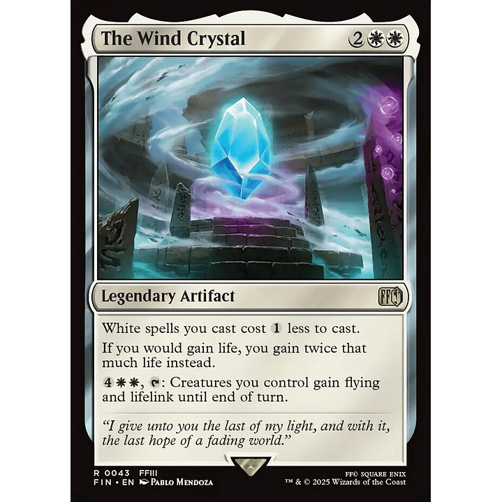 The Wind Crystal | Español | NM | FIN 1