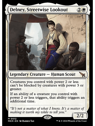 Delney, Streetwise Lookout | Español | NM | MKM