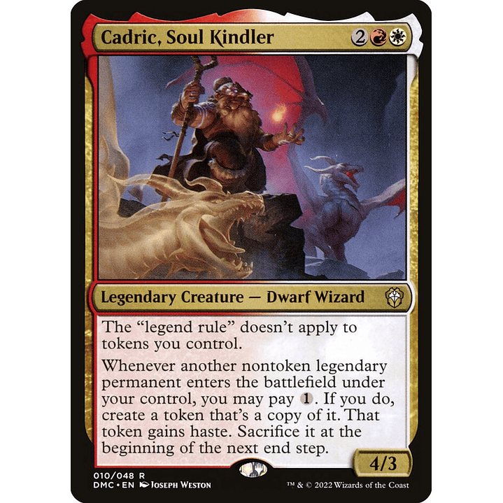 Cadric, Soul Kindler | Inglés | NM | DMC 1