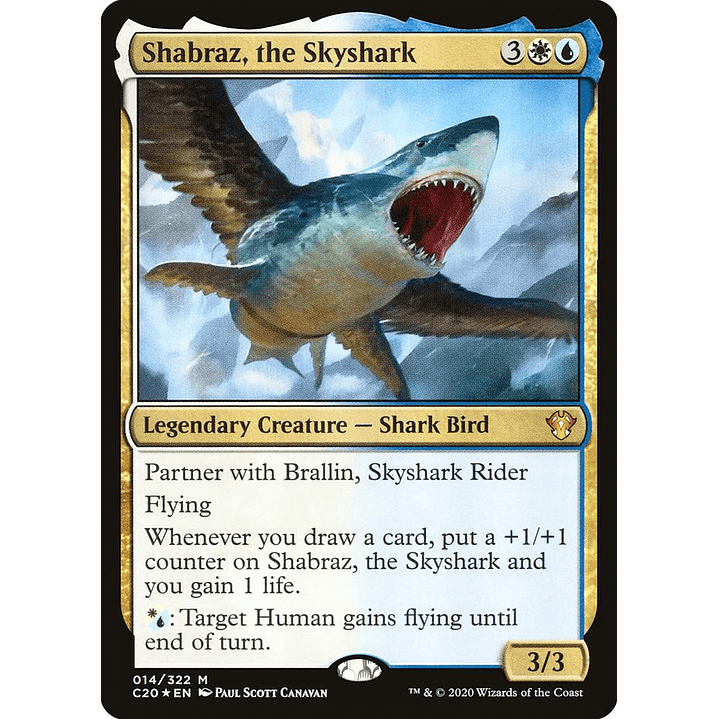 Shabraz, the Skyshark (foil) | Inglés | NM | C20 1