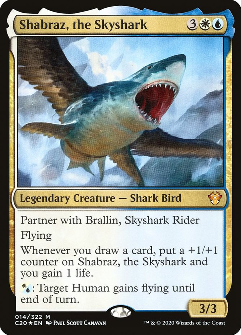 Shabraz, the Skyshark (foil) | Inglés | NM | C20 1
