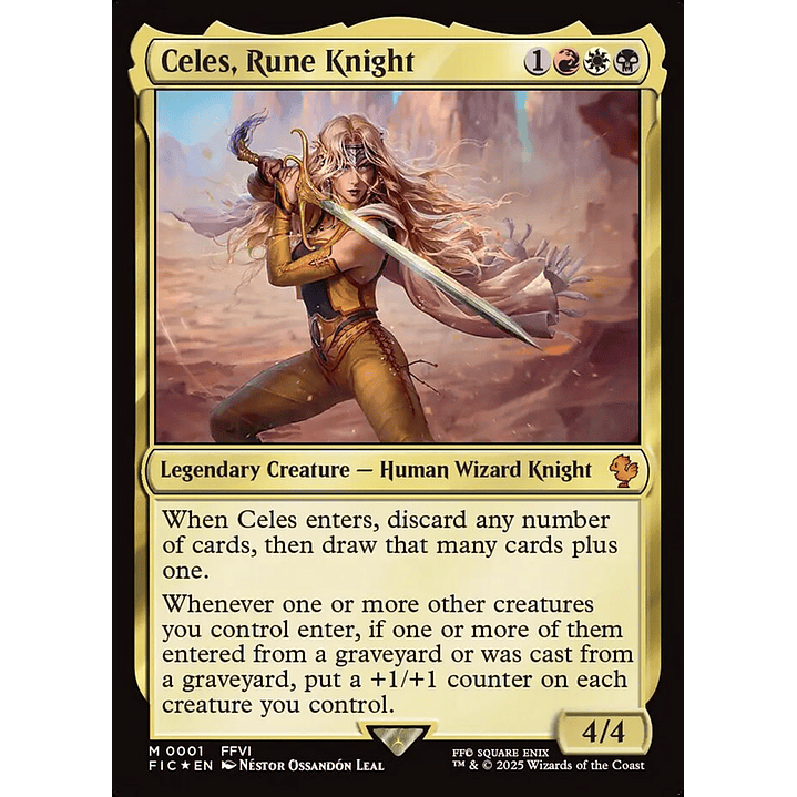 Celes, Rune Knight (foil) | Inglés | NM | FIC 1