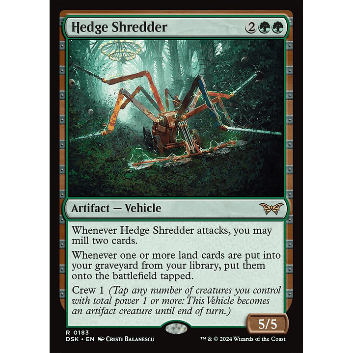 Hedge Shredder | Inglés | NM | DSK 1
