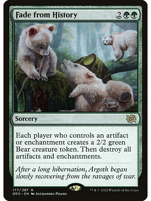 Fade from History | Inglés | NM | BRO