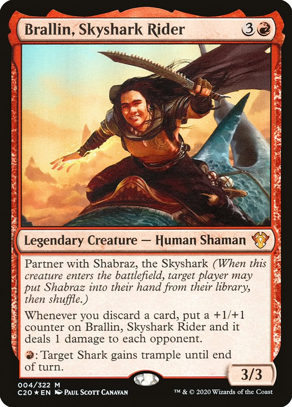 Brallin, Skyshark Rider (foil) | Inglés | NM | C20 1