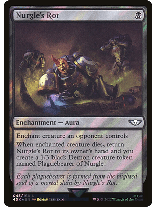 Nurgle's Rot (Surge foil) | Inglés | NM | 40K