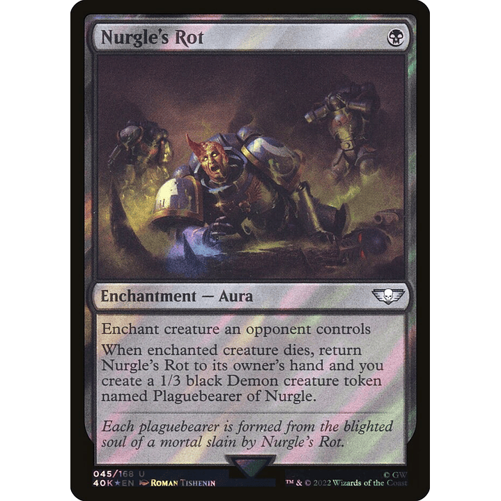 Nurgle's Rot (Surge foil) | Inglés | NM | 40K 1