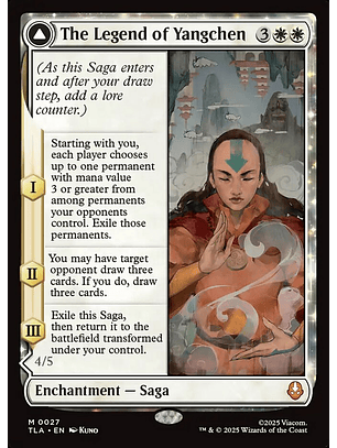 The Legend of Yangchen // Avatar Yangchen | Inglés | NM | TLA