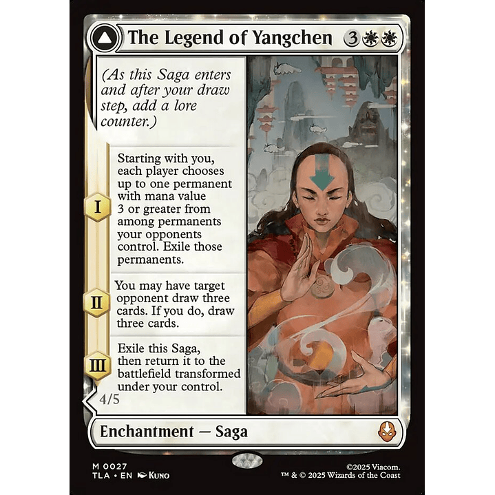 The Legend of Yangchen // Avatar Yangchen | Inglés | NM | TLA 1