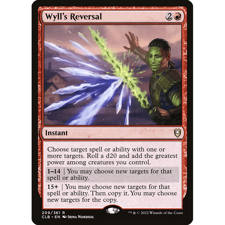 Wyll's Reversal | Español | NM | CLB 1