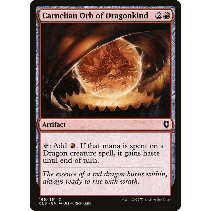 Carnelian Orb of Dragonkind | Español | NM | CLB 1