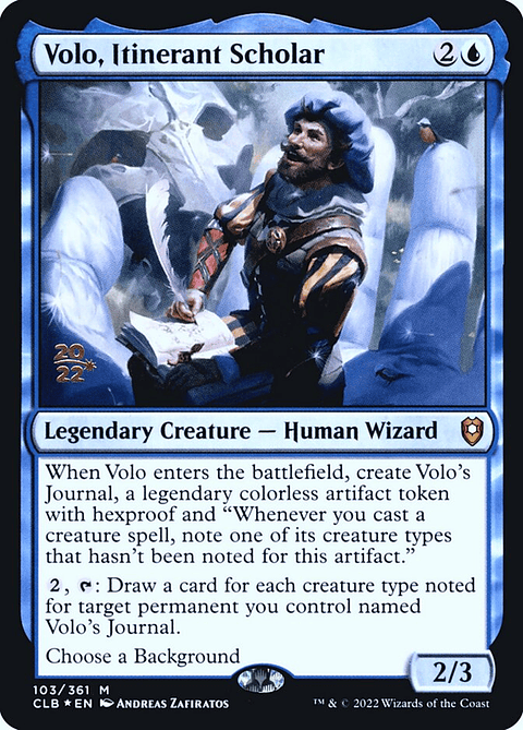 Volo, Itinerant Scholar (Launch foil) | Español | NM | PCLB