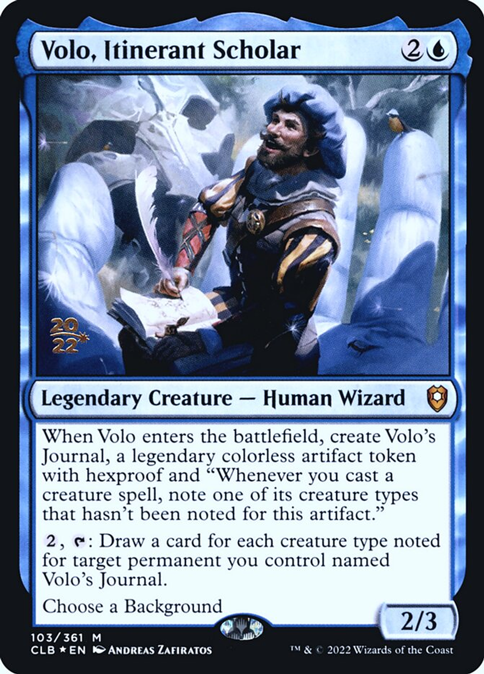 Volo, Itinerant Scholar (Launch foil) | Español | NM | PCLB 1