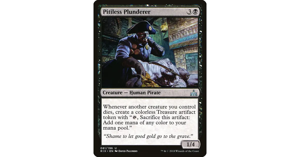 Pitiless Plunderer | Español | EX | RIX