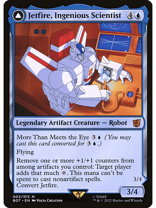 Jetfire, Ingenious Scientist // Jetfire, Air Guardian | Español | NM | BOT