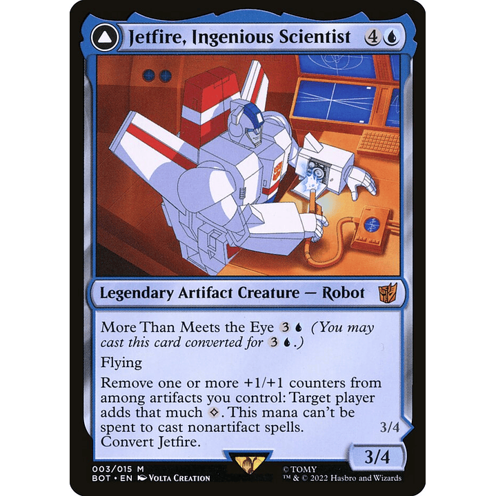 Jetfire, Ingenious Scientist // Jetfire, Air Guardian | Español | NM | BOT 1