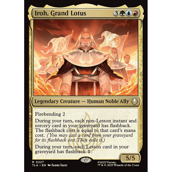 Iroh, Grand Lotus | Español | NM | TLA 1
