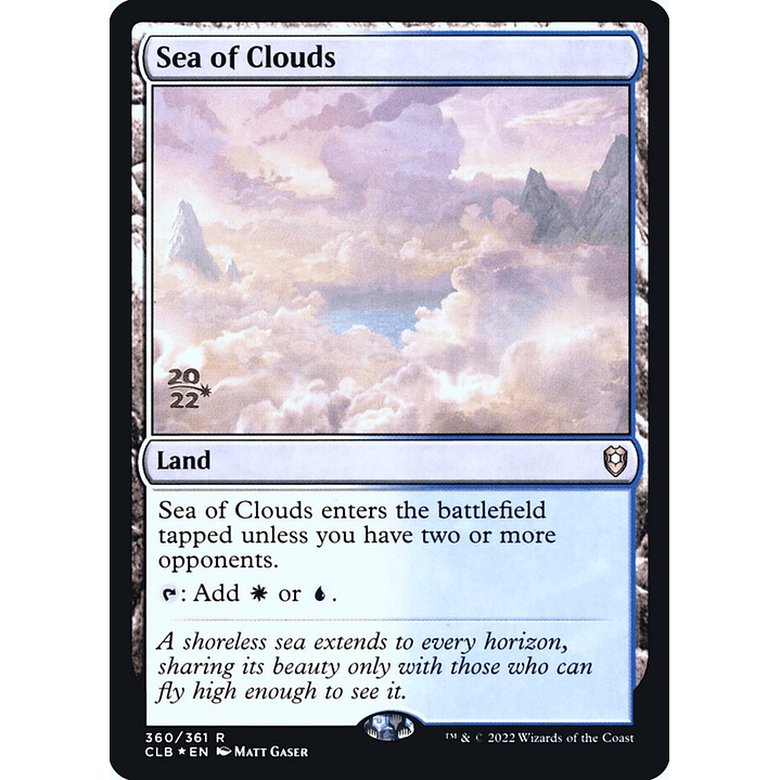 Sea of Clouds (Launch foil) | Español | NM | PCLB 1