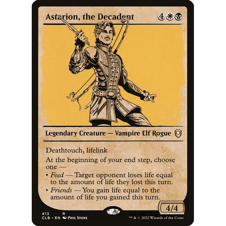 Astarion, the Decadent (Showcase foil) | Español | NM | CLB 1