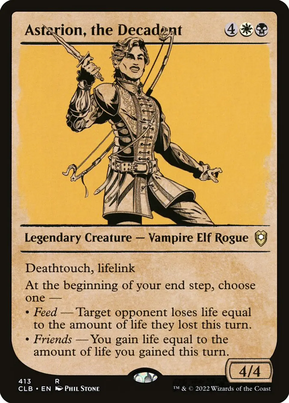 Astarion, the Decadent (Showcase foil) | Español | NM | CLB 1