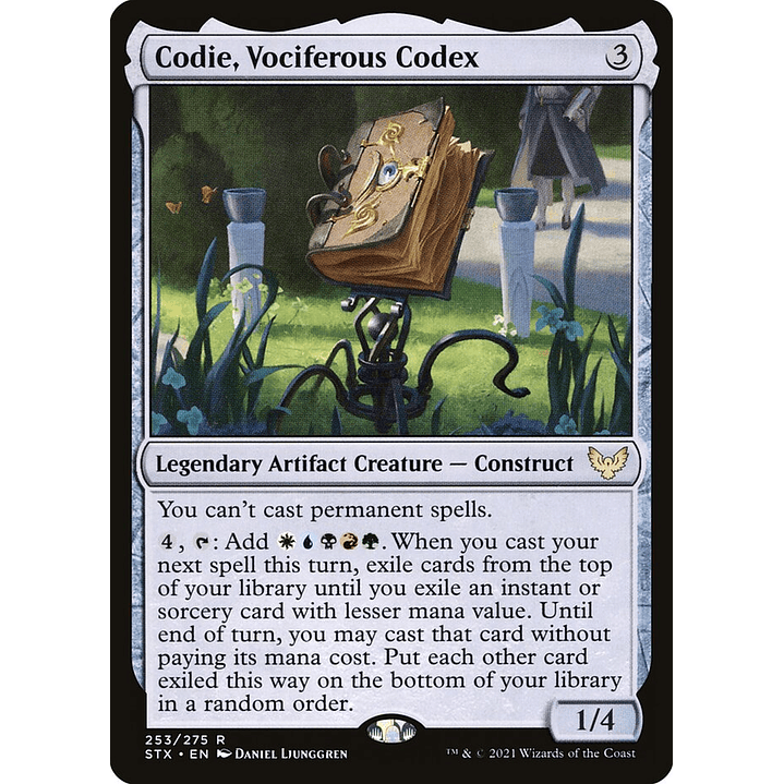 Codie, Vociferous Codex | Español | NM | STX 1