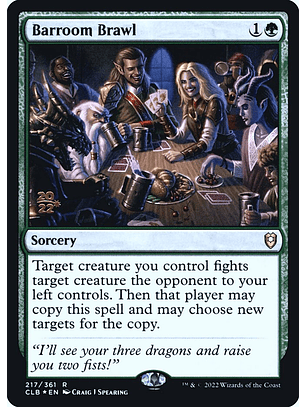 Barroom Brawl (Launch foil) | Español | NM | PCLB