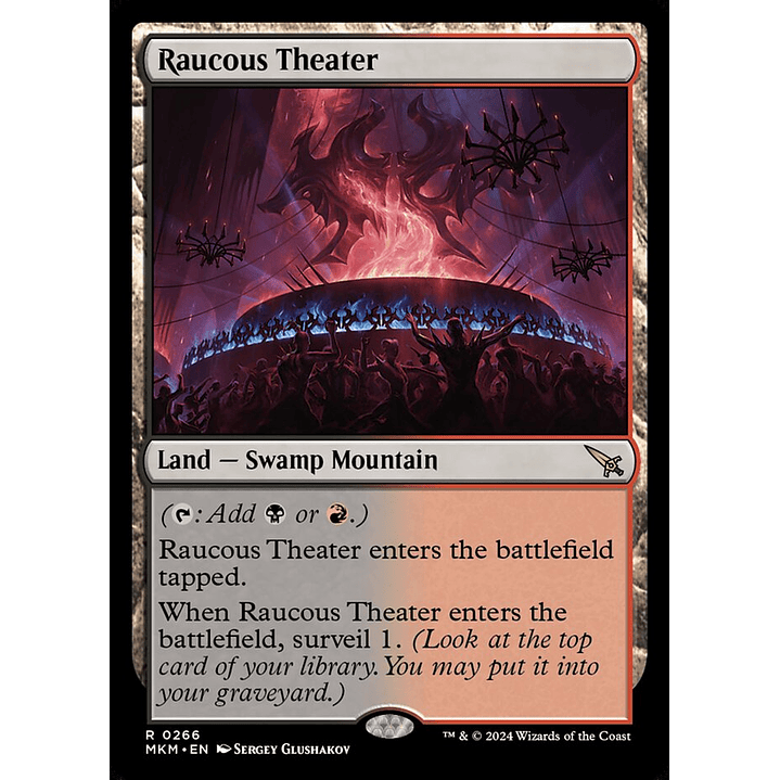 Raucous Theater | Inglés | EX | MKM 1