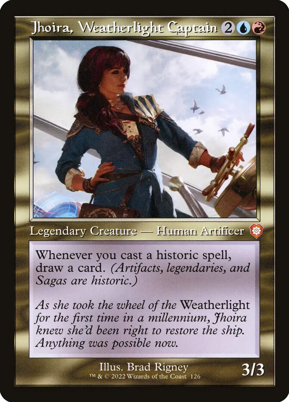 Jhoira, Weatherlight Captain (Retro Frame) | Inglés | EX | BRC 1