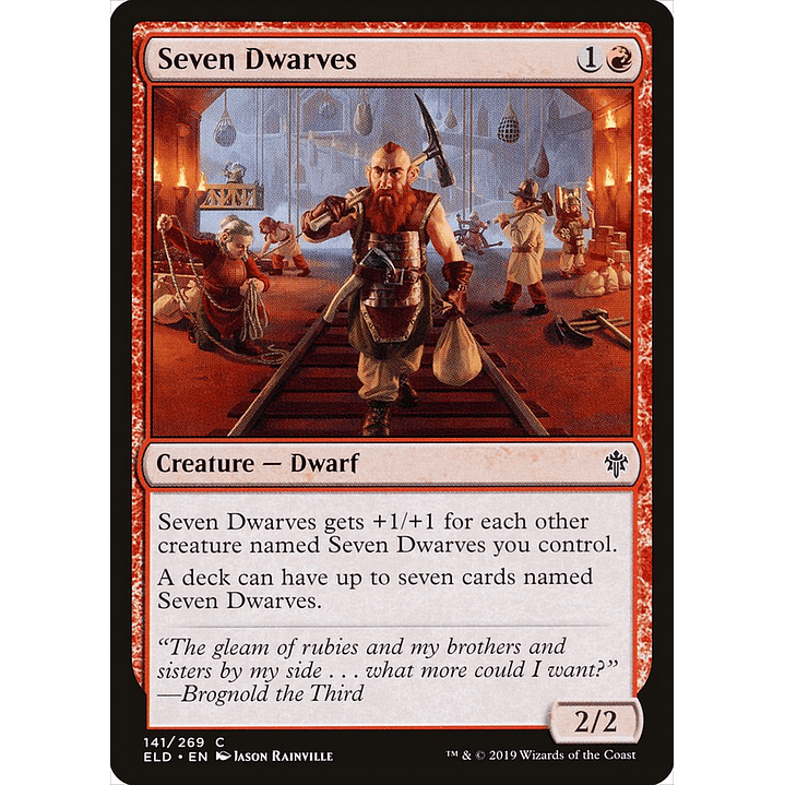 Seven Dwarves | Inglés | EX | ELD 1