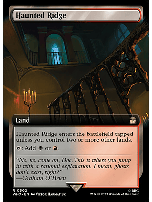 Haunted Ridge (Extended Art foil) | Inglés | NM | WHO