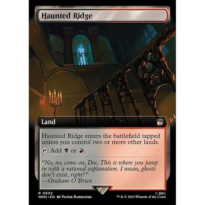 Haunted Ridge (Extended Art foil) | Inglés | NM | WHO 1
