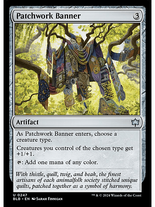 Patchwork Banner | Inglés | NM | BLB