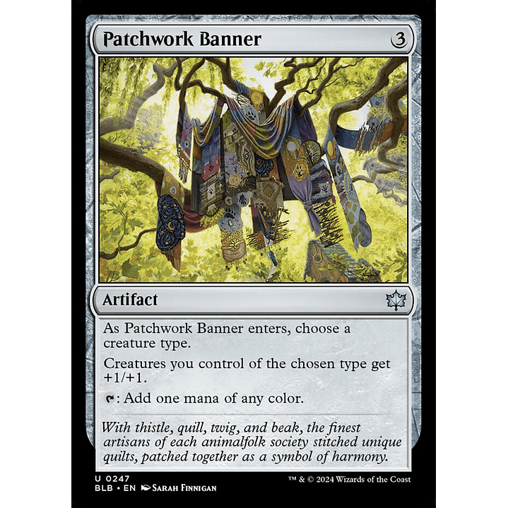 Patchwork Banner | Inglés | NM | BLB 1