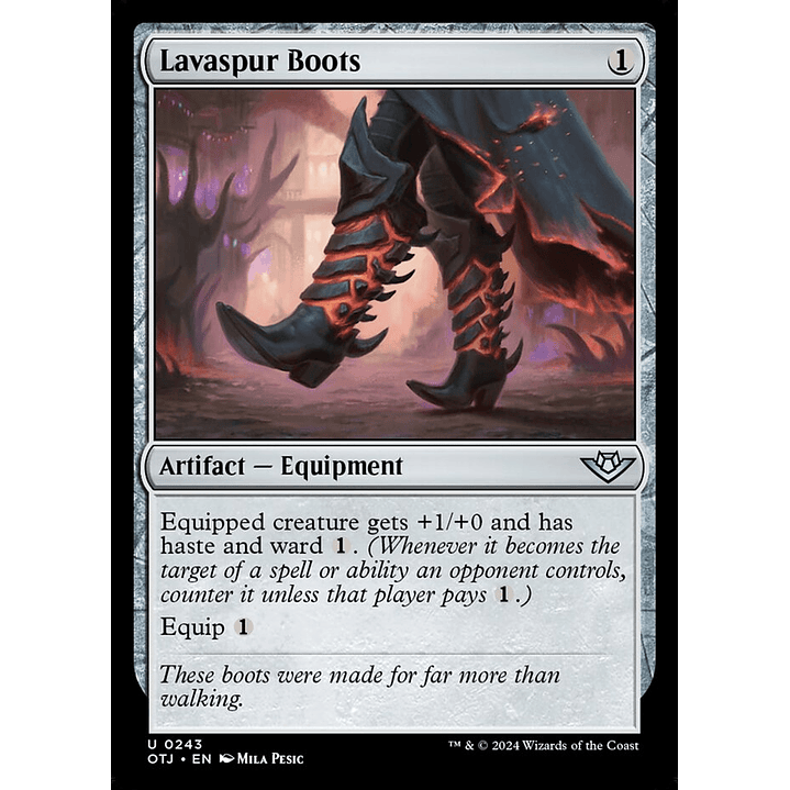 Lavaspur Boots | Inglés | NM | OTJ 1