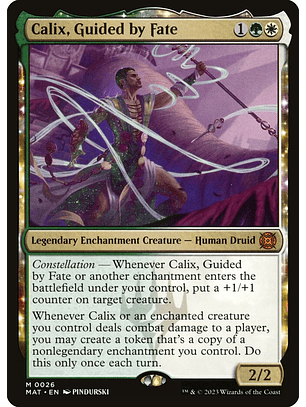 Calix, Guided by Fate | Inglés | NM | MAT