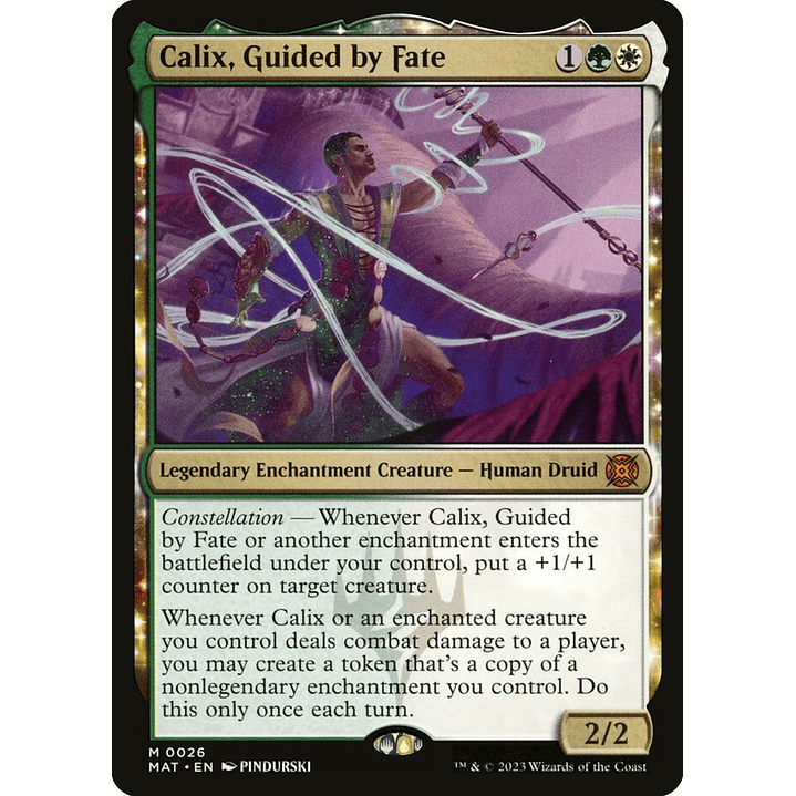Calix, Guided by Fate | Inglés | NM | MAT 1