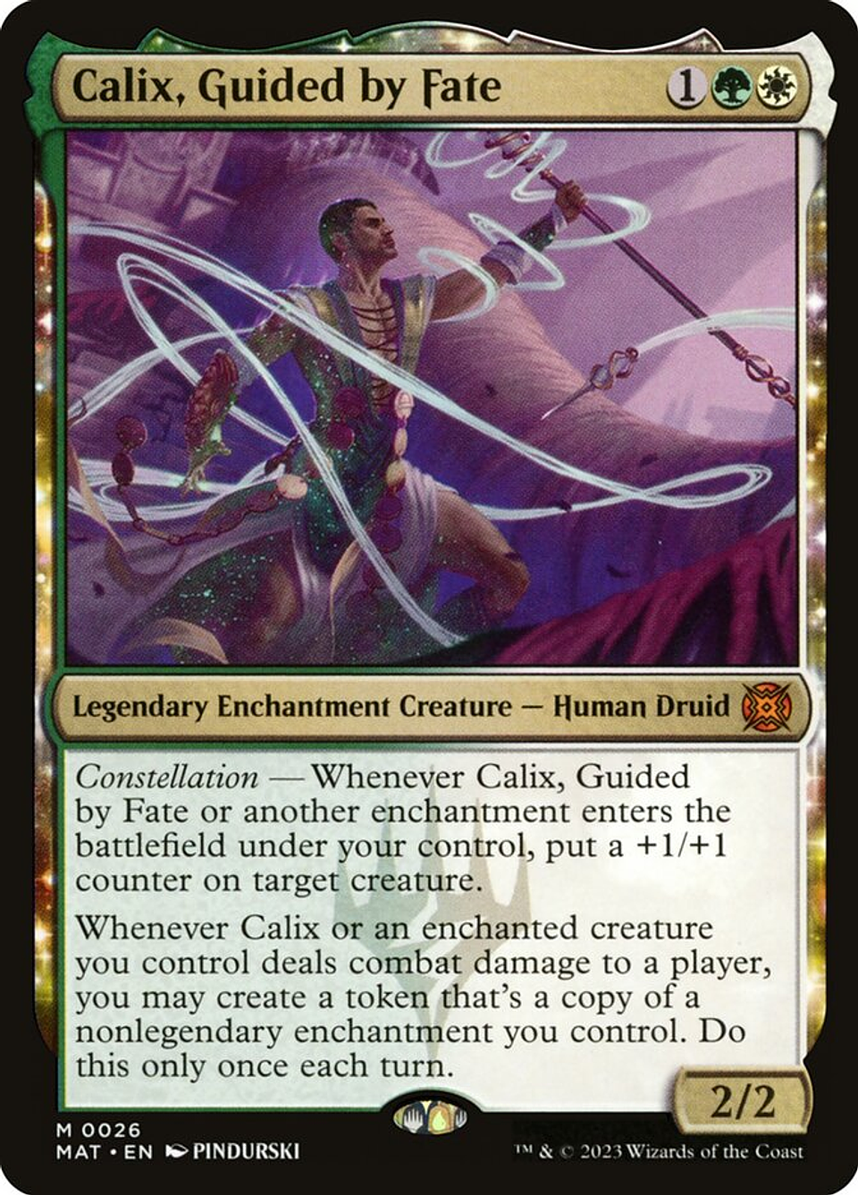 Calix, Guided by Fate | Inglés | NM | MAT 1