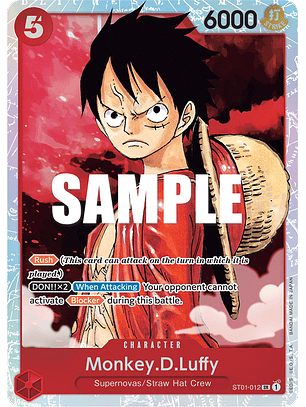 Monkey.D.Luffy (012) (Alternate Art)  [ST01-012]