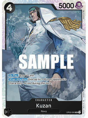 Kuzan (OP02-096) (Alternate Art)  [OP02-096]