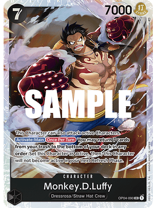 Monkey.D.Luffy  [OP04-090]