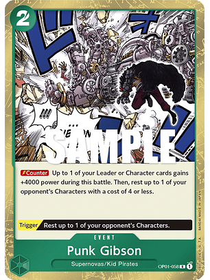 Punk Gibson  [OP01-058]